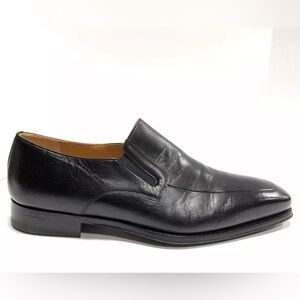 Magnanni Men's Fabricio W, Black Slip-On Dress Shoes, Size 11.5 M